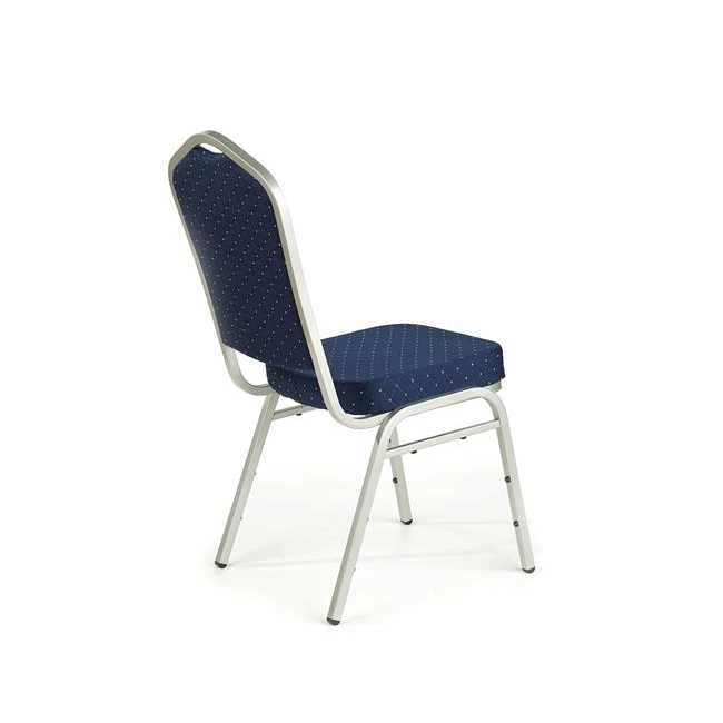 K66S krzesło niebieski, stelaż srebrny (1p=1szt)-117356