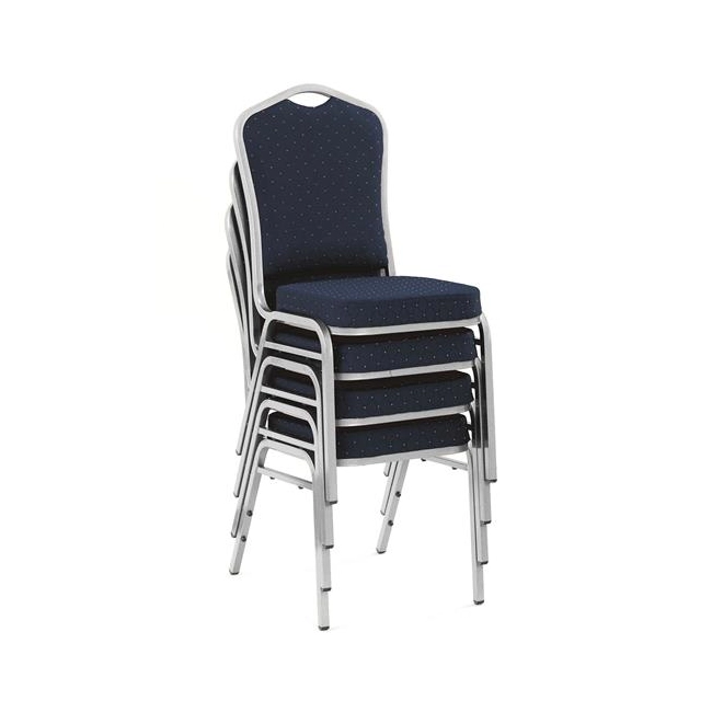 K66S krzesło niebieski, stelaż srebrny (1p=1szt)-117357