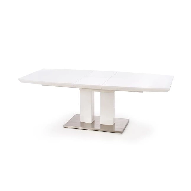 LORENZO stół rozkładany biały (3p=1szt), PRESTIGE LINE-117704