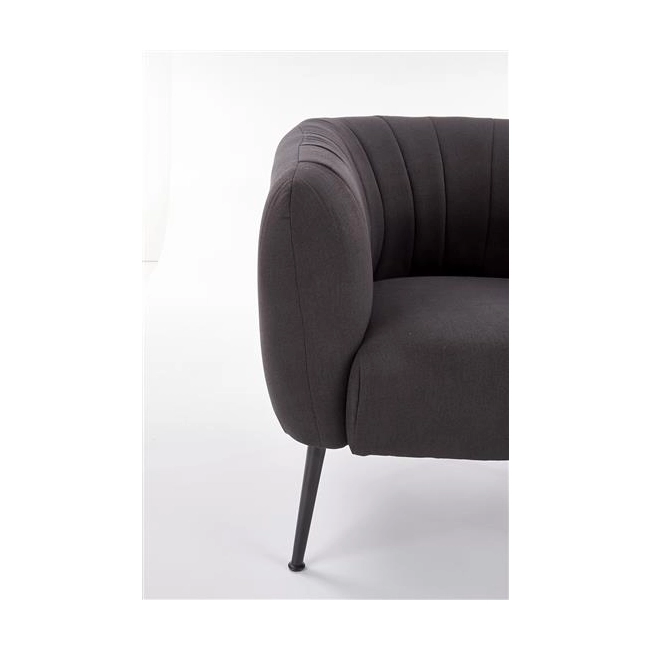 LUSSO fotel wypoczynkowy ciemny popiel-117765