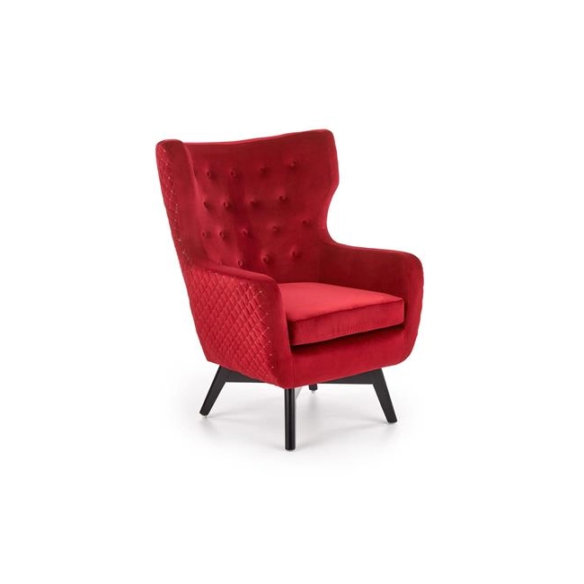MARVEL fotel wypoczynkowy bordowy / czarny-117948