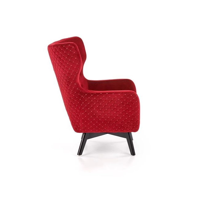 MARVEL fotel wypoczynkowy bordowy / czarny-117949