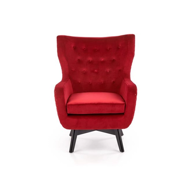 MARVEL fotel wypoczynkowy bordowy / czarny-117954