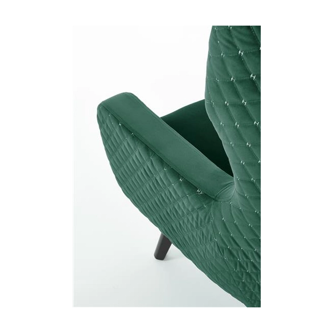 MARVEL fotel wypoczynkowy ciemny zielony / czarny-117959