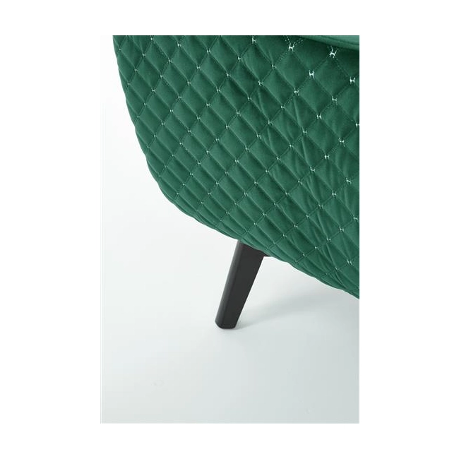 MARVEL fotel wypoczynkowy ciemny zielony / czarny-117960