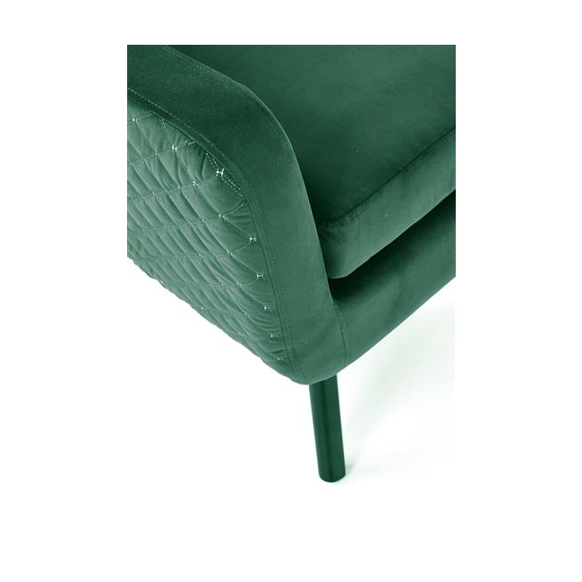 MARVEL fotel wypoczynkowy ciemny zielony / czarny-117961