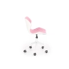 MATRIX 3 fotel młodzieżowy jasny różowy / biały (1p=1szt)-118019