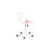 MATRIX 3 fotel młodzieżowy jasny różowy / biały (1p=1szt)-118020