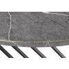 MINERWA ława blat - popielaty marmur, stelaż - czarny (1p=1szt)-118171