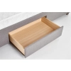 MODENA 140 cm łóżko tapicerowane z szufladami popiel (6p=1szt)-118228