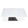 MORTIS stół rozkładany blat -  biały, noga - biały / ciemny popiel (2p=1szt)-118345