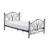 PANAMA 120 cm łóżko metalowe czarny (2p=1szt)-118797