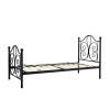 PANAMA 90 cm łóżko metalowe czarny (2p=1szt)-118816