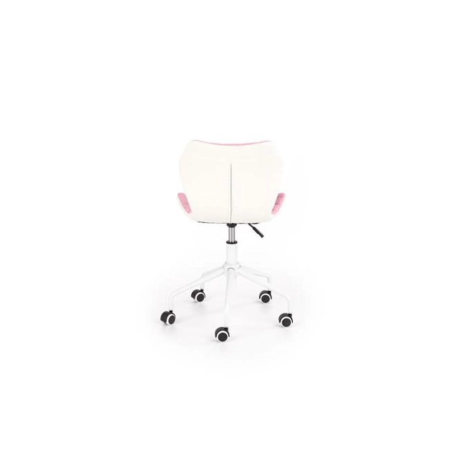 MATRIX 3 fotel młodzieżowy jasny różowy / biały (1p=1szt)-118017