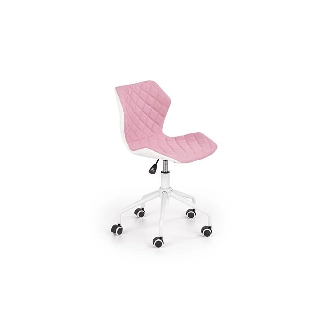 MATRIX 3 fotel młodzieżowy jasny różowy / biały (1p=1szt)-118018