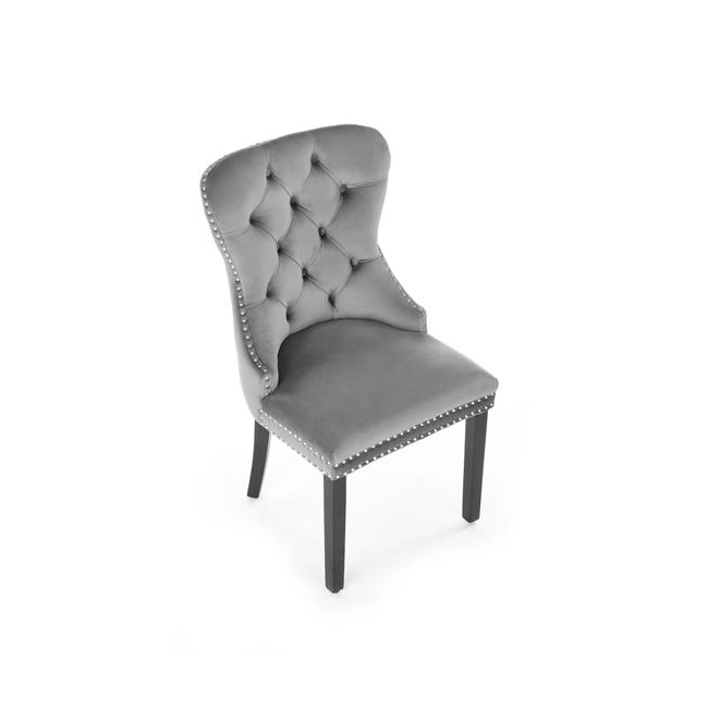 MIYA krzesło czarny / tap: popielaty (1p=2szt)-118219