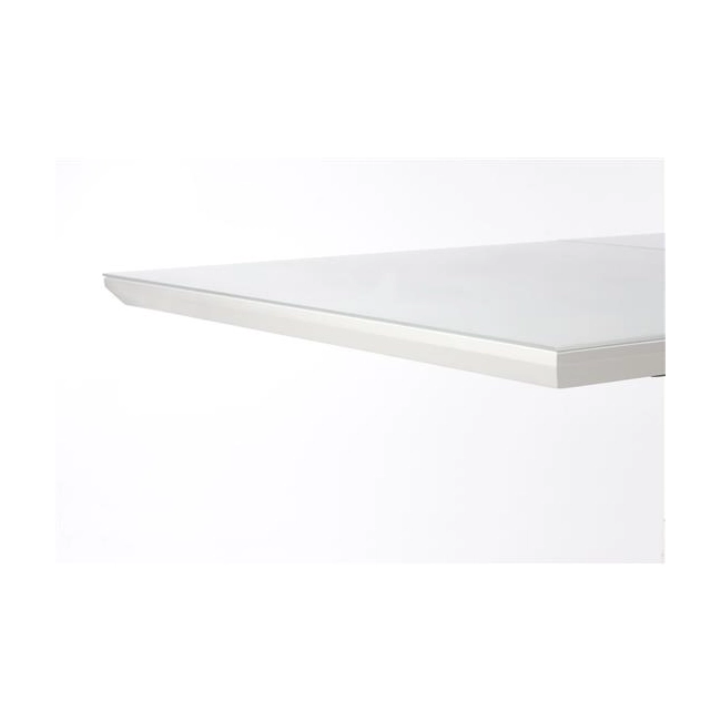MORTIS stół rozkładany blat -  biały, noga - biały / ciemny popiel (2p=1szt)-118343