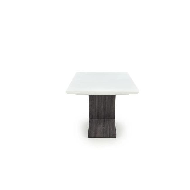 MORTIS stół rozkładany blat -  biały, noga - biały / ciemny popiel (2p=1szt)-118346