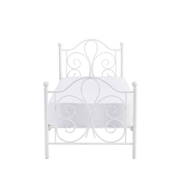PANAMA 90 cm łóżko metalowe biały (2p=1szt)-118803