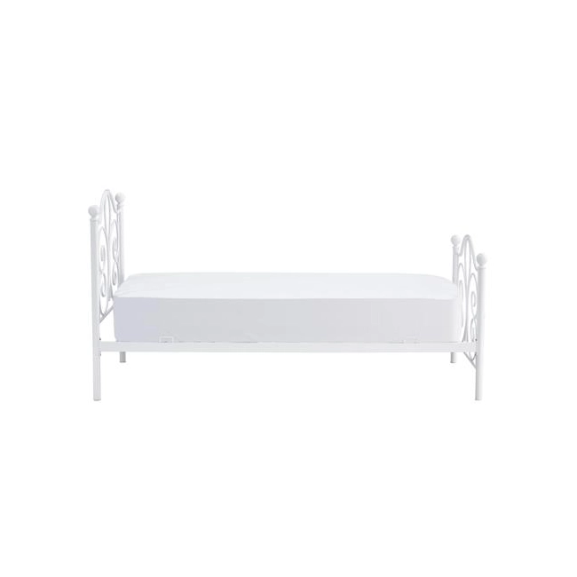 PANAMA 90 cm łóżko metalowe biały (2p=1szt)-118804