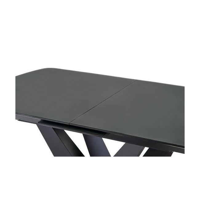 PATRIZIO stół rozkładany blat - ciemny popiel, noga - czarny (2p=1szt)-118899