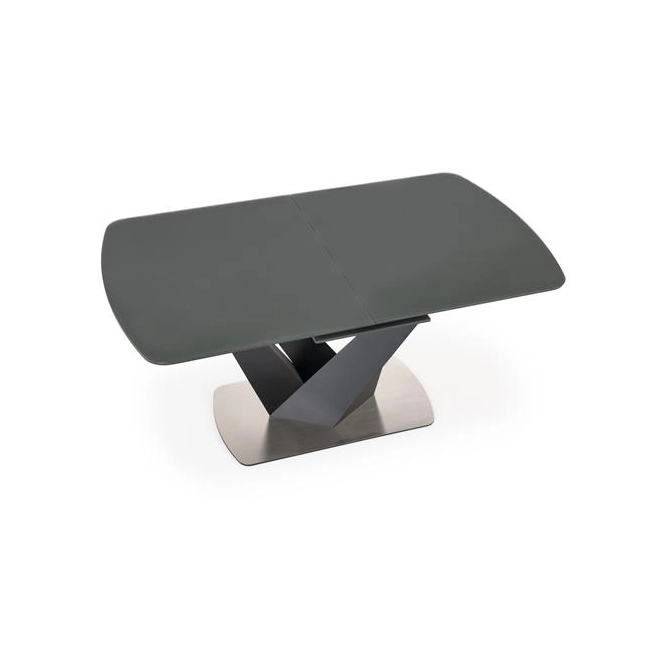PATRIZIO stół rozkładany blat - ciemny popiel, noga - czarny (2p=1szt)-118901