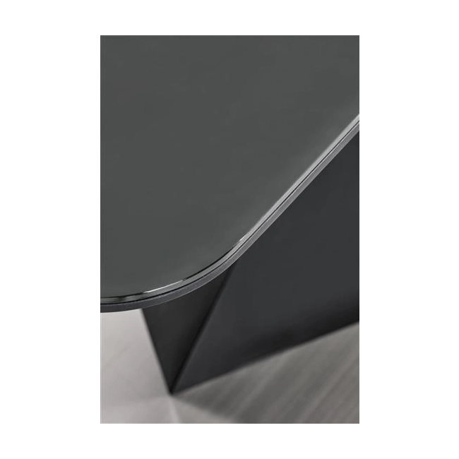 PATRIZIO stół rozkładany blat - ciemny popiel, noga - czarny (2p=1szt)-118914