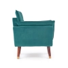 REZZO fotel wypoczynkowy ciemny zielony-119259