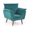 REZZO fotel wypoczynkowy ciemny zielony-119263