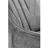 RICO fotel młodzieżowy popielaty velvet (1p=1szt)-119323