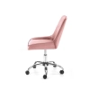 RICO fotel młodzieżowy różowy velvet (1p=1szt)-119331