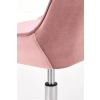 RICO fotel młodzieżowy różowy velvet (1p=1szt)-119337