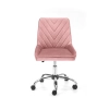RICO fotel młodzieżowy różowy velvet (1p=1szt)-119338