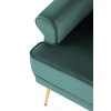 SANTI fotel wypoczynkowy ciemny zielony / złoty (1p=1szt)-119569