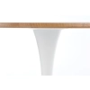 STING stół blat - naturalny, noga - biały (3p=1p)-119885