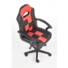 STORM fotel młodzieżowy czarny / czerwony ( 1p=1szt )-119890