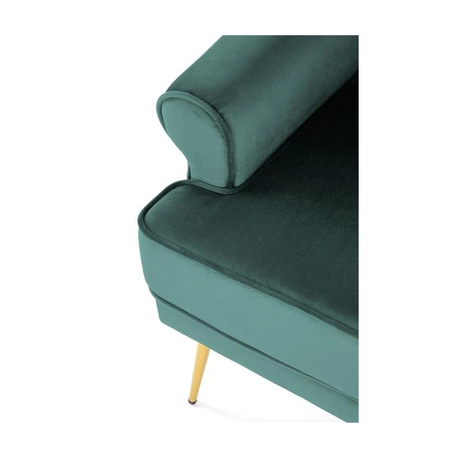 SANTI fotel wypoczynkowy ciemny zielony / złoty (1p=1szt)-119569