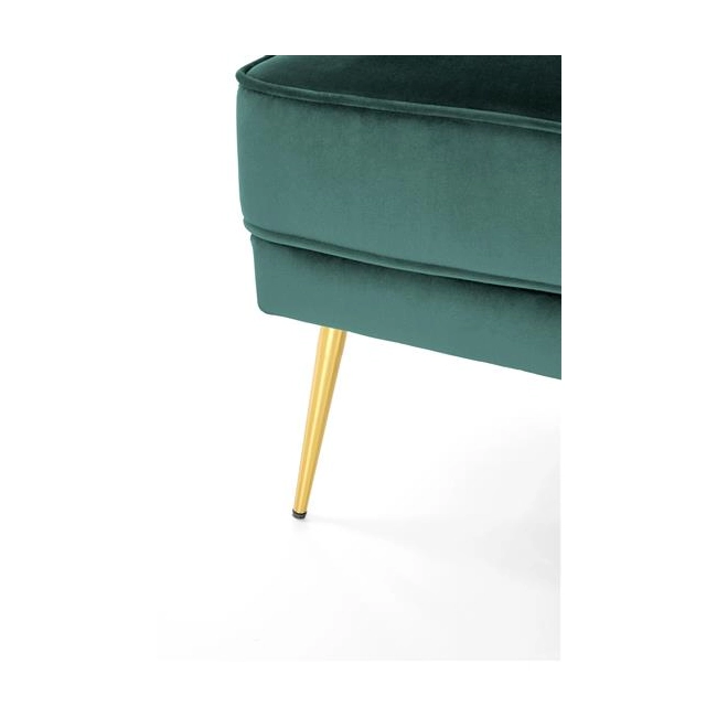 SANTI fotel wypoczynkowy ciemny zielony / złoty (1p=1szt)-119570