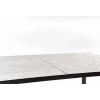 TIZIANO stół rozkładany, blat - jasny popiel / ciemny popiel, nogi - ciemny popiel (2p=1szt)-120046
