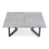TIZIANO stół rozkładany, blat - jasny popiel / ciemny popiel, nogi - ciemny popiel (2p=1szt)-120053