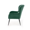 VERDON fotel wypoczynkowy ciemny zielony (1p=1szt)-120514