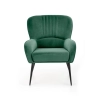 VERDON fotel wypoczynkowy ciemny zielony (1p=1szt)-120521