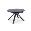 VERTIGO stół rozkładany, blat - czarny marmur, nogi - czarny (2p=1szt)-120554