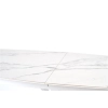 VIVALDI stół rozkładany blat - biały marmur, nogi - biały (2p=1szt)-120700