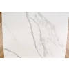 VIVALDI stół rozkładany blat - biały marmur, nogi - biały (2p=1szt)-120701