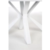 VIVALDI stół rozkładany blat - biały marmur, nogi - biały (2p=1szt)-120712