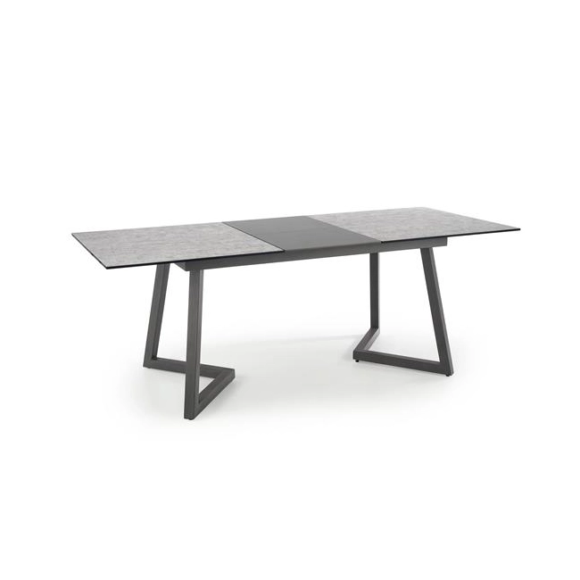 TIZIANO stół rozkładany, blat - jasny popiel / ciemny popiel, nogi - ciemny popiel (2p=1szt)-120050