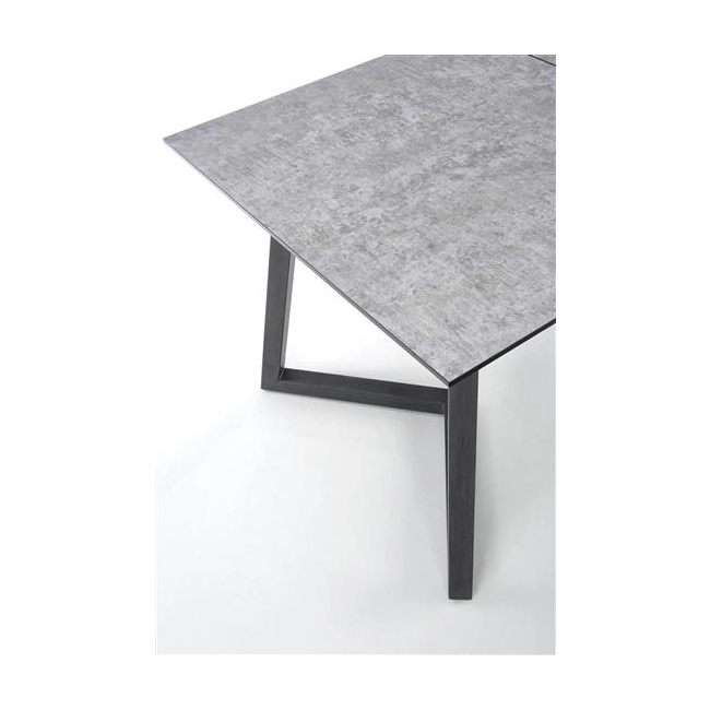 TIZIANO stół rozkładany, blat - jasny popiel / ciemny popiel, nogi - ciemny popiel (2p=1szt)-120051