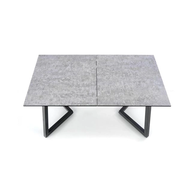 TIZIANO stół rozkładany, blat - jasny popiel / ciemny popiel, nogi - ciemny popiel (2p=1szt)-120053