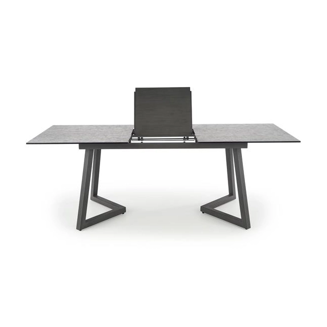TIZIANO stół rozkładany, blat - jasny popiel / ciemny popiel, nogi - ciemny popiel (2p=1szt)-120054
